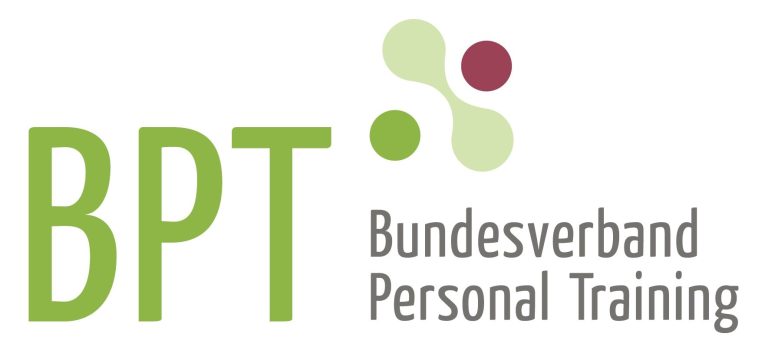 Bundesverband Personal Training Logo des BPT (Bundesverband Personal Training) in Grün und Rot.